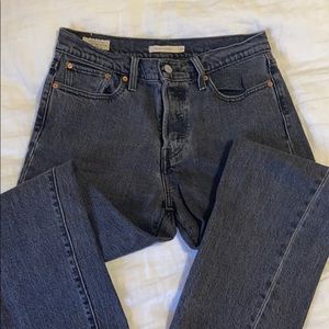 Levi’s cropped wedgie straight jeans